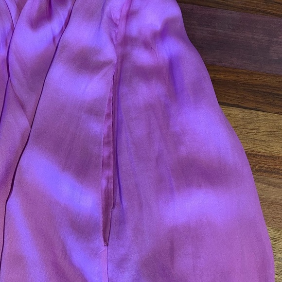 Banana Republic Sleeveless Goddess Dress in violet, size L12 - Picture 9 of 12